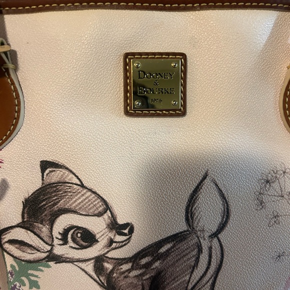 RARE Bambi Dooney & Bourke Tote - Picture 2 of 8